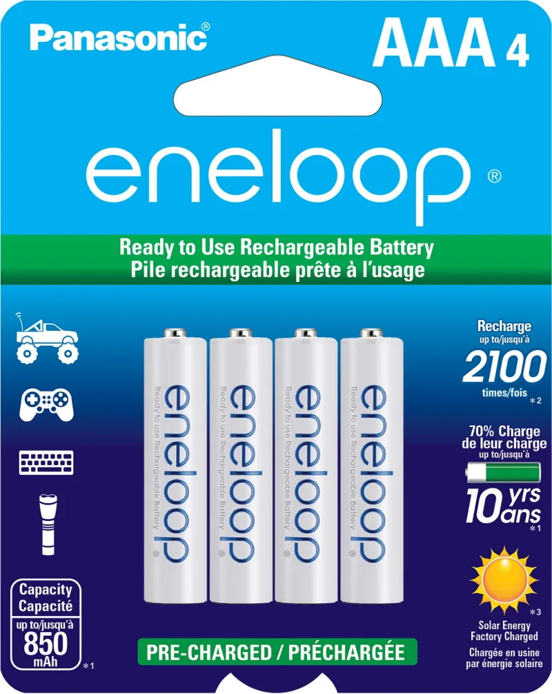eneloop AAA Rechargeable Batteries