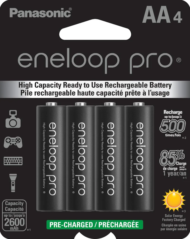eneloop pro AA Rechargeable Batteries