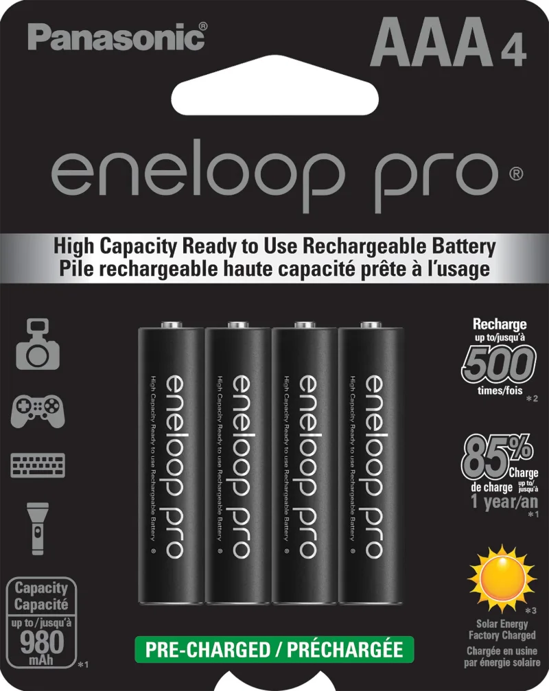 eneloop pro AAA Rechargeable Batteries